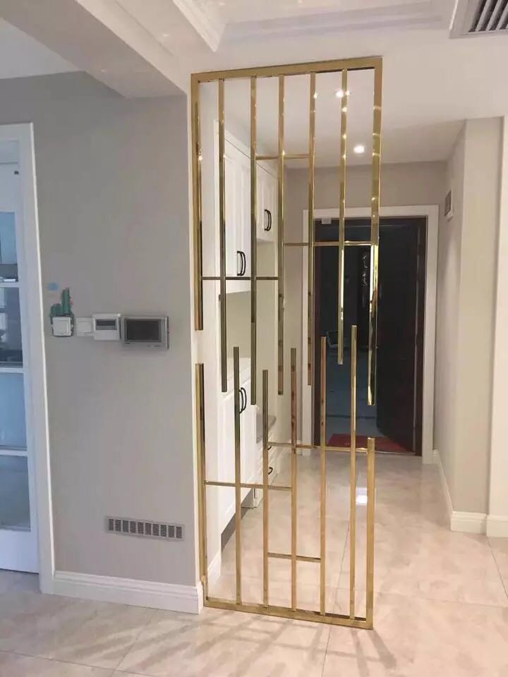 Golden Stainless Steel Room Divider