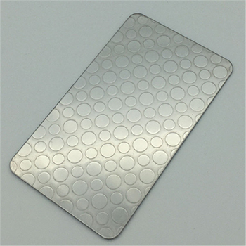 Etched Spot Satinless Steel Sheet